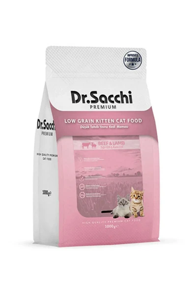 Dr. Sacchi Dr.sacchi Premium Düşük Tahıllı Yavru Kedi Maması 1 Kg ürün görseli 1