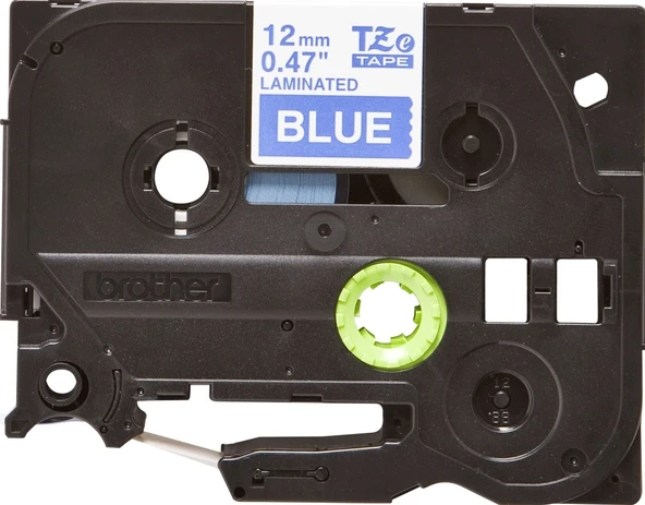Tonersepeti Brother TZe-535 12mm Mavi üzerine Beyaz Muadil Etiket ürün görseli 1