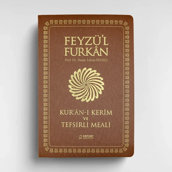 Feyzü'l Furkan Kur'an-ı Kerim ve Tefsirli Meali (Sempatik Cep Boy - İNCE CİLT) Taba ürün görseli 1
