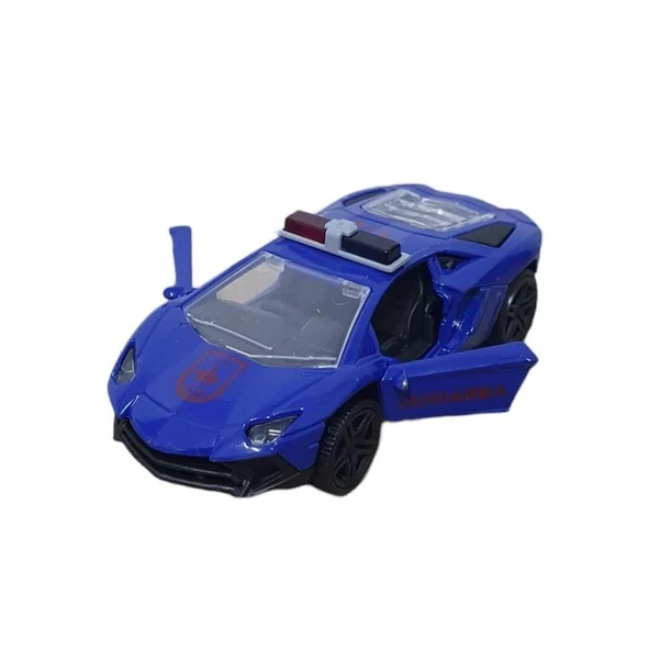 Çek Bırak Metal Araba Lamborgini  - Jandarma - Resim 2