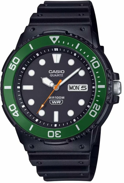Casio MRW-230H-1E3VDF Quartz Silikon Siyah 10 ATM 45 mm Erkek Kol Saati ürün görseli 1