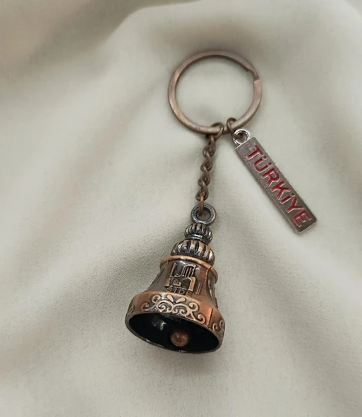 Anahtarlık Metal Zil Çan Tasarım Çanta Araba Cüzdan Süsü ürün görseli 1