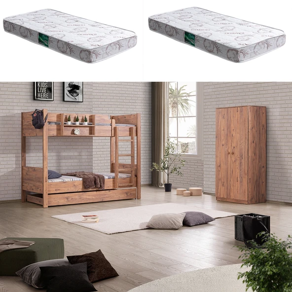 Ranza, Asya Yavrulu Ranza - Ceviz 2 Adet Comfort Yatak ürün görseli 1