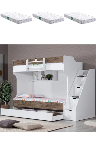 Ranza, Kardem Yavrulu Ranza - Ceviz + 3 Adet Comfort Yatak ürün görseli 1