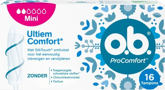 O.B. Tampon Mini 16Li ürün görseli 1