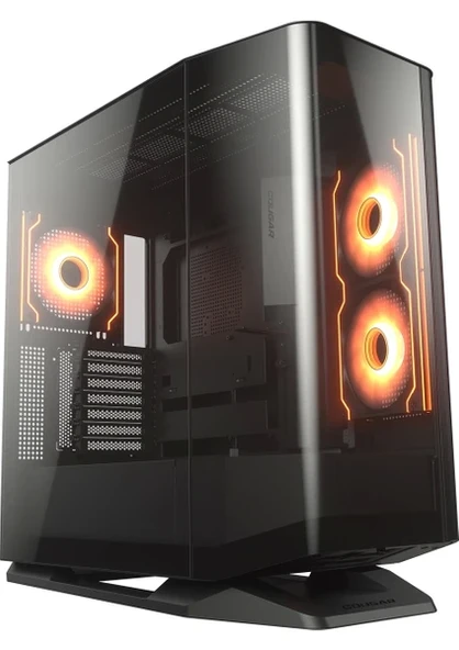 Cougar FV270 Siyah Temperli Cam E-ATX Mid Tower Gaming Kasa (CGR-58M6B-RGB) ürün görseli 1