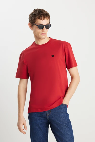 Wrangler Erkek Relaxed Fit Geniş Kesim T-Shirt MW7NM203877600 ürün görseli 1
