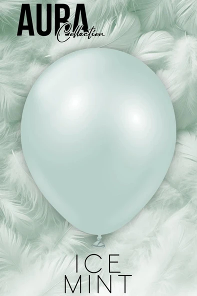 Beysüs Aura Collection Ice Mint Balon (Buzlu Nane) - 12 İnç - 5 Adet ürün görseli 1