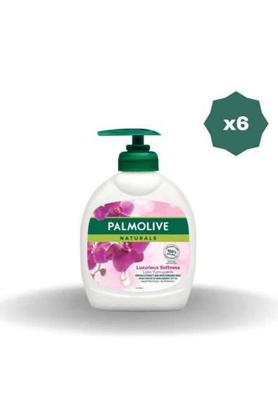 Palmolive Sıvı Sabun Natural Lüks Yumuşaklık 300ML- (6 ADET) ürün görseli 1
