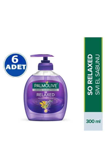 Palmolive Aroma Sensations So Relaxed Sıvı El Sabunu 300 Ml X6 Adet ürün görseli 1