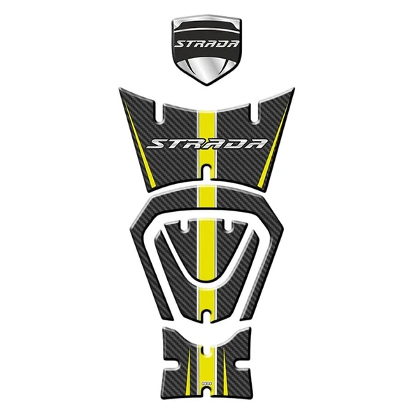 Mondial Strada 125 2022 - 2024 Uyumlu Tank Pad Set 006 ürün görseli 1