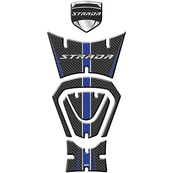 Mondial Strada 125 2022 - 2024 Uyumlu Tank Pad Set 007 ürün görseli 1