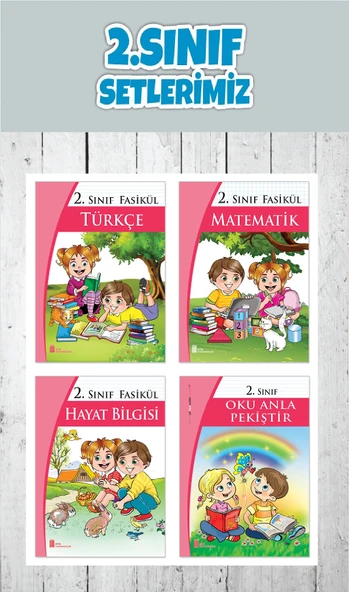 2.Sınıf Fasikül Set (Konu Anlatımlı)-(Türkçe-Matematik-Hayat Bilgisi-Oku Anla Pekiştir) ürün görseli 1