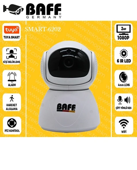BAFF SMART-6202 KAMERA TUYA SMART (MİKROFONLU) - Resim 4