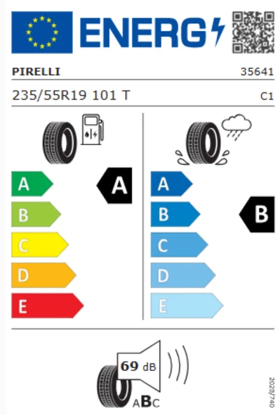 Pirelli Scorpion 235/55R19 101T Audi  Elect Oto Yaz Lastiği (Üretim Yılı:2025) ürün görseli 1
