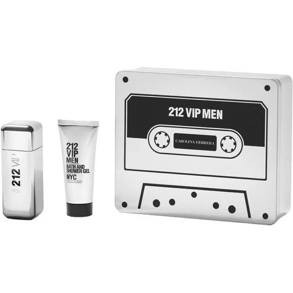 Carolina Herrera 212 VIP Men Erkek Parfüm EDT 100 ML + Shower Gel 100 ML ürün görseli 1