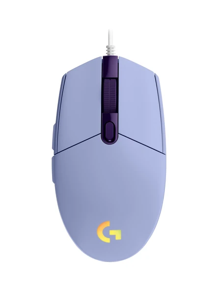 Logitech G G203 LIGHTSYNC RGB Aydınlatmalı 8000 DPI Kablolu Oyuncu Mouse - Lila ürün görseli 1