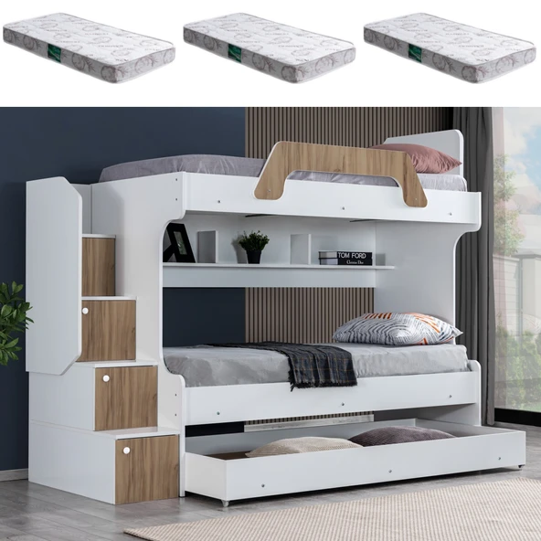Ranza, Inci Yavrulu Ranza - Ceviz 3 Adet Comfort Yatak ürün görseli 1