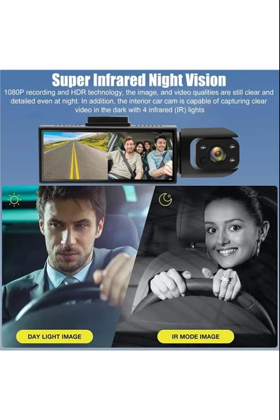 PTTAVM: 1080P Full HD 1296P Super HD Araç Kamerası Black Box Araç