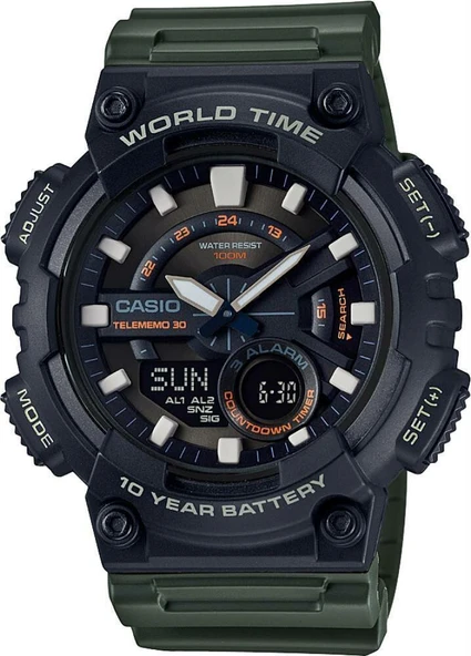 Casio AEQ-110W-3AVDF Erkek Kol Saati ürün görseli 1