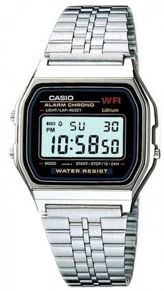 Casio A159W-N1DF Kadın Kol Saati - Resim 4