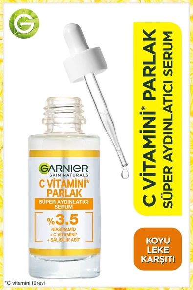 GARNİER Marka: C Vitamini Parlak Süper Aydınlatıcı Serum 30 Ml 3600542433341 ürün görseli 1