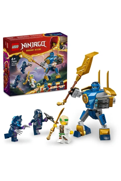 LEGO ® NINJAGO® Jay'in Robotu Savaş Paketi 71805 - 6+ Yaratıcı Oyuncak Yapım Seti (78 Parça) ürün görseli 1