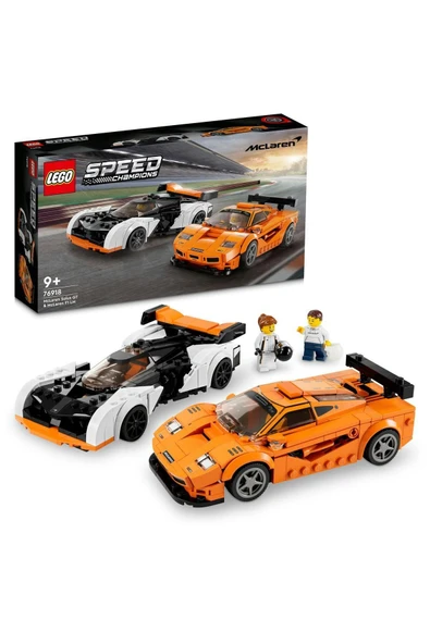 LEGO Kmx Champions 76918 Mclaren Solus Gt Ve Mclaren F1 Lm (581 PARÇA) Starjyx 803371 ürün görseli 1