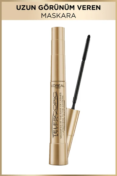 L'OREAL PARİS Telescopic Gold Maskara - Siyah ürün görseli 1