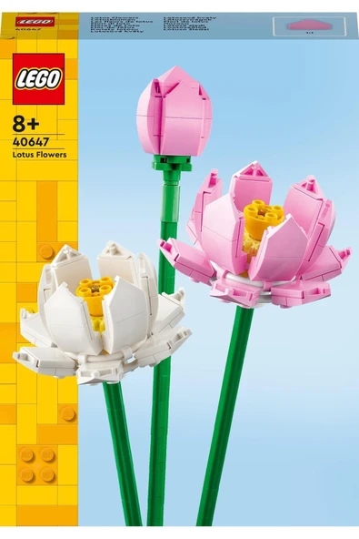 LEGO ® Botanicals Lotus Çiçekleri 40647 - 8+ Çiçek Model Yapım Seti (220 Pr) ürün görseli 1