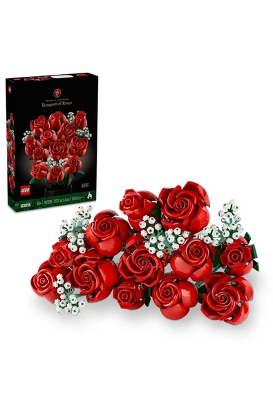 LEGO ® Botanicals Gül Buketi 10328 - 18+ Dekoratif Çiçek Model Yapım Seti (822 Parça) ürün görseli 1