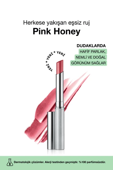 CLİNİQUE Almost Lipstick Ruj - Pink Honey 1.9g | Hafif Parlak, Nemli Ve Doğal Görünüm ürün görseli 1