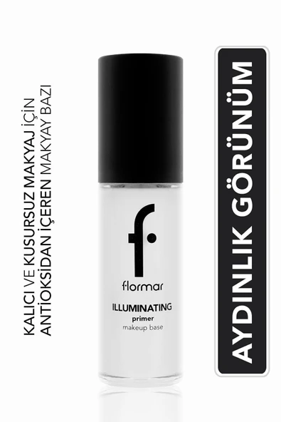 FLORMAR Antioksidan İçeren Aydınlatıcı Makyaj Bazı - Illuminating Primer Make-Up Base - 001 - 8690604164660 ürün görseli 1