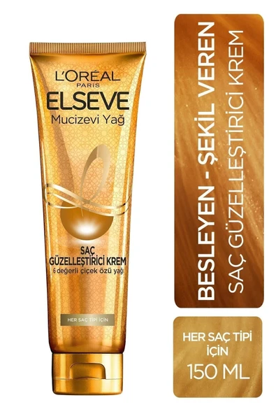 ELSEVE Mucizevi Yağ Saç Güzelleştirici Krem 150 ml ürün görseli 1