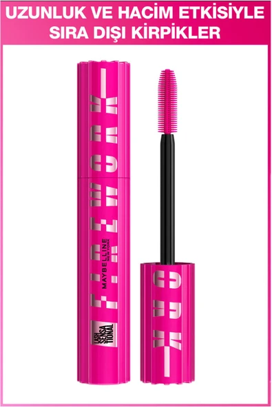 MAYBELLİNE NEW YORK Lash Sensational Firework Maskara - Siyah ürün görseli 1