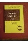 TARAMA SÖZLÜĞÜ   Cilt: VIII   /   DİZİN ürün görseli 1