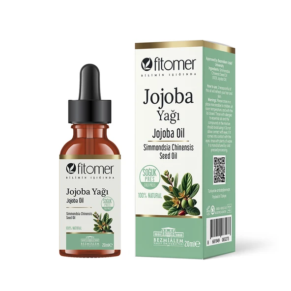 Fitomer Jojoba  Yağı %100 Doğal Soğuk Sıkım 20 ML ürün görseli 1