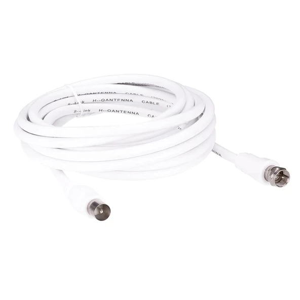 S-link SLX-843 3m TV 9.5M To RG6 F-M Anten Kablosu ürün görseli 1