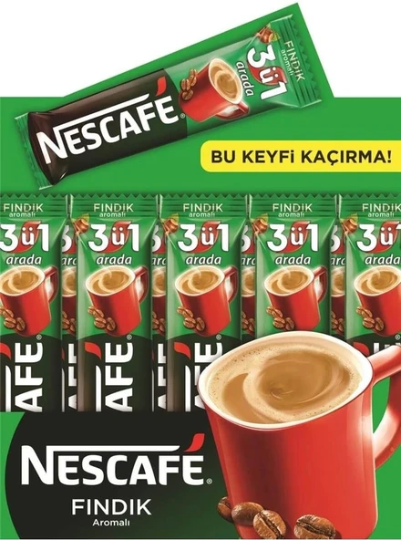 Nestle Nescafe 3ü1 Arada Fındıklı 48 Adet 17G Leia Hazelnut 12515292 ürün görseli 1
