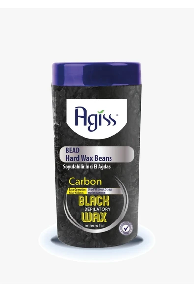 Agiss Boncuk Soyulabilir İnce El Ağdası Carbon Şişe 220 G ürün görseli 1