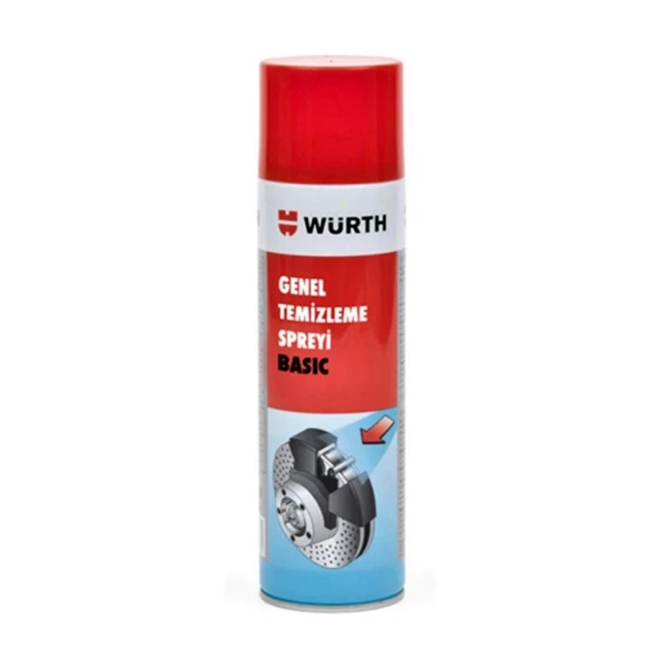 Würth Genel Temizleme Spreyi Fren Balata Temizleyici500ML ürün görseli 1