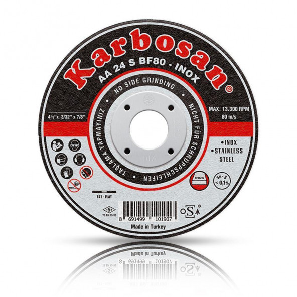 Karbosan 125 x 1 Paslanmaz Çelik Inox Kesme Diski 25 Adet ürün görseli 1