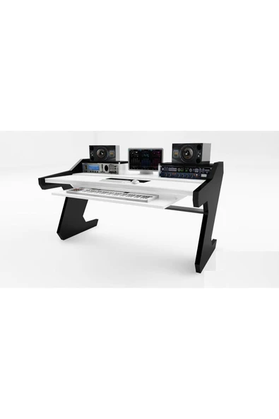 Home Edition Stüdyo Masası Mat Beyaz 160 Cm. - Resim 4