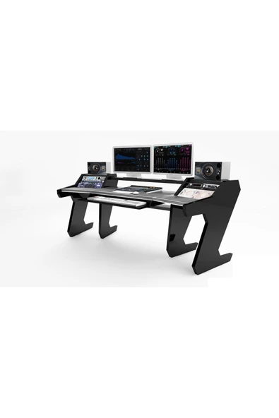 Monodesk Pro Edition Stüdyo Masası Parlak Siyah 260 Cm. ürün görseli 1