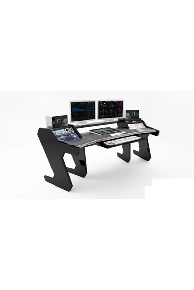 Monodesk Pro Edition Stüdyo Masası Parlak Siyah 260 Cm. - Resim 2