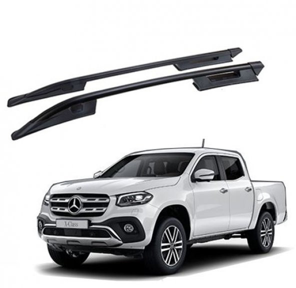 Mersedes X Class Port Bagaj (Tavan Çıtası) Falcon Siyah ürün görseli 1