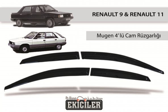 EKİCİLER RENAULT 9 -11 (1981-2000) CAM RÜZGARLIĞI ürün görseli 1