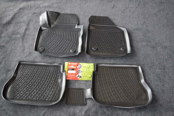 EKİCİLER VOLKSWAGEN CADDY (04+) LLOCKER 3D HAVUZLU PASPAS SİYAH ürün görseli 1