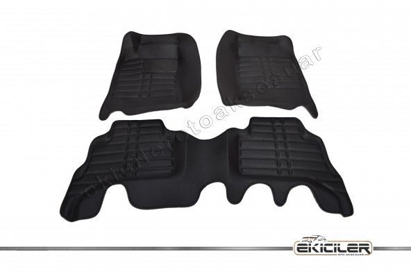 Ekiciler D-Max (2012 Sonrası) 5D Paspas Siyah ürün görseli 1