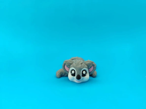 Sevimli Koala Figürü – Hareketli Eklemli 3D Oyuncak ürün görseli 1